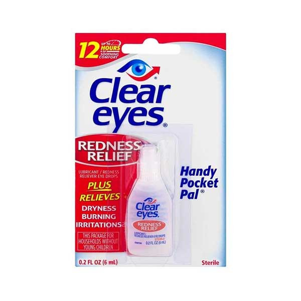 Clear Eyes Eye Drops Redness Relief 6ml
