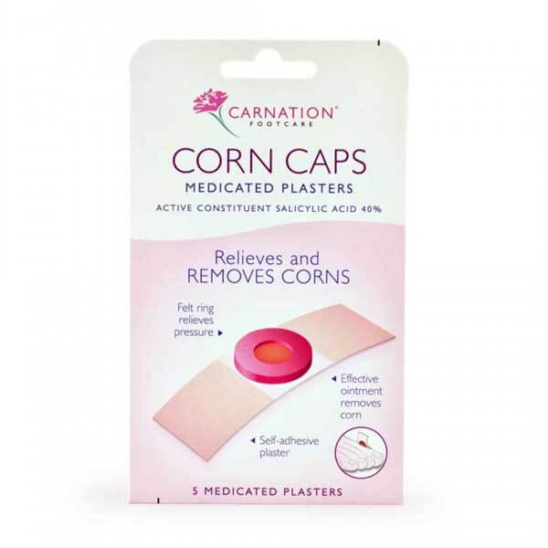 Carnation Corn Caps Medicated Plasters 5s