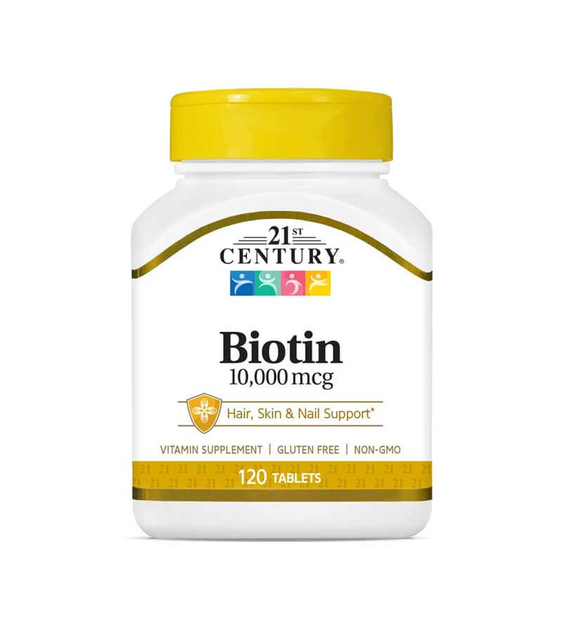 21st Century Biotin 10000mcg 120's