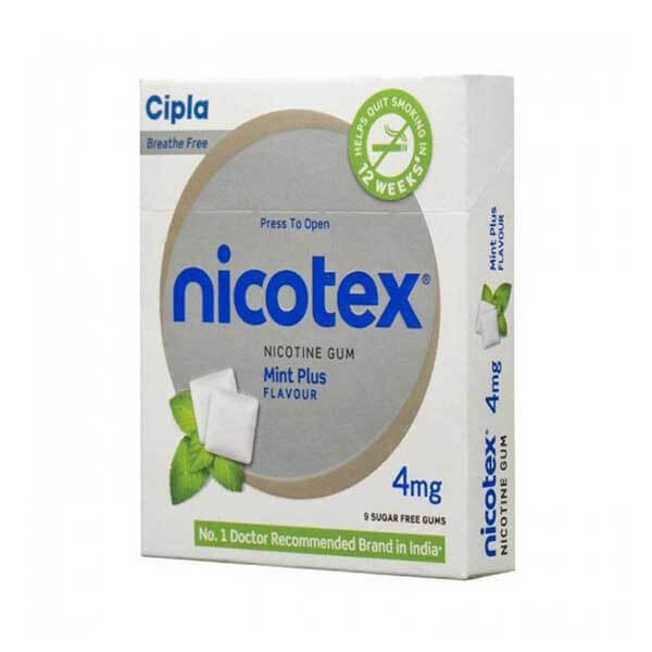 Nicotex Chewing Gum Mint Flavour 4mg