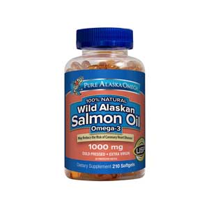 Pure Alaska Omega 3 Salmon Oil 1000mg Softgel 210's