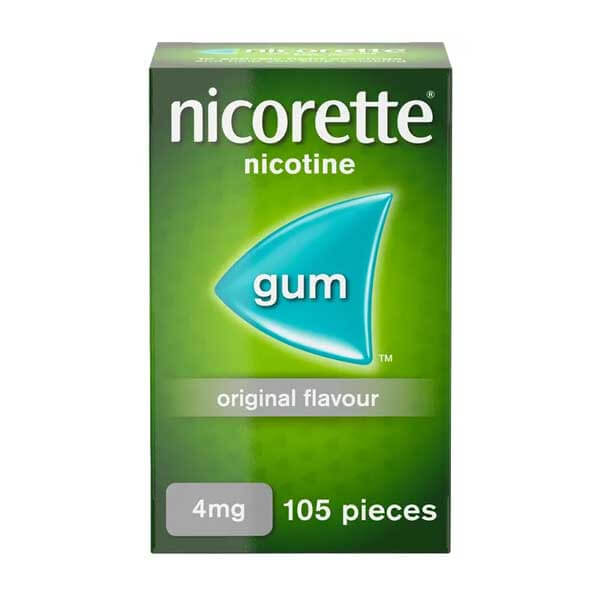 Nicorette Nicotine Gum Original Flavor 4mg 105's