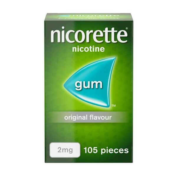 Nicorette Nicotine Gum Original Flavor 2mg 105's