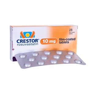Crestor 10mg Tablet (Rosuvastatin) 28's