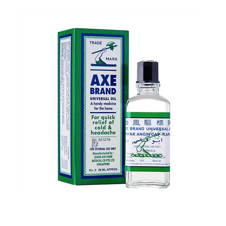 Axe Brand Universal Oil Instant Pain Relief Cold & Headache 28ml