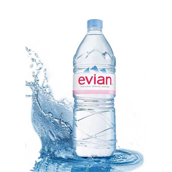 Evian Natural Mineral Water 1.5 ltr