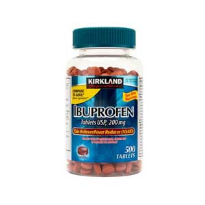 Kirkland Ibuprofen 200mg Pain Reliever & Fever Reducer 500 Tablet
