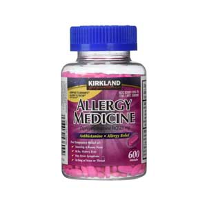 Kirkland Allergy Medicine Diphenhydramine HCI 25mg 600 Tablet