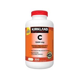 Kirkland Vitamin C 1000mg With Rose Hips & Citrus Bioflavonoids Complex 500 Tablet