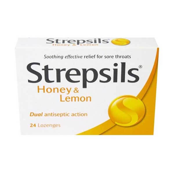 Strepsils Honey and Lemon Lozenges 24's