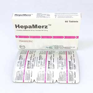 HepaMerz 150mg+100mg (L-Ornithine L-Aspartate) 30 Tablet